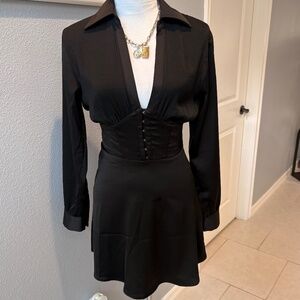 Urban Outfitters satin corset dress